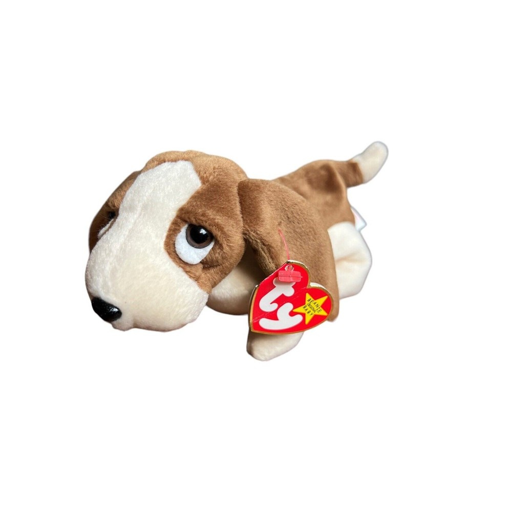 Ty Beanie Baby TRACKER the Basset Hound Dog 7 Inch vintage with tags 06-05-1997